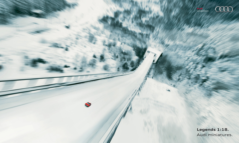 Illustration for article titled These Audi Miniatures Ads Are Perfect